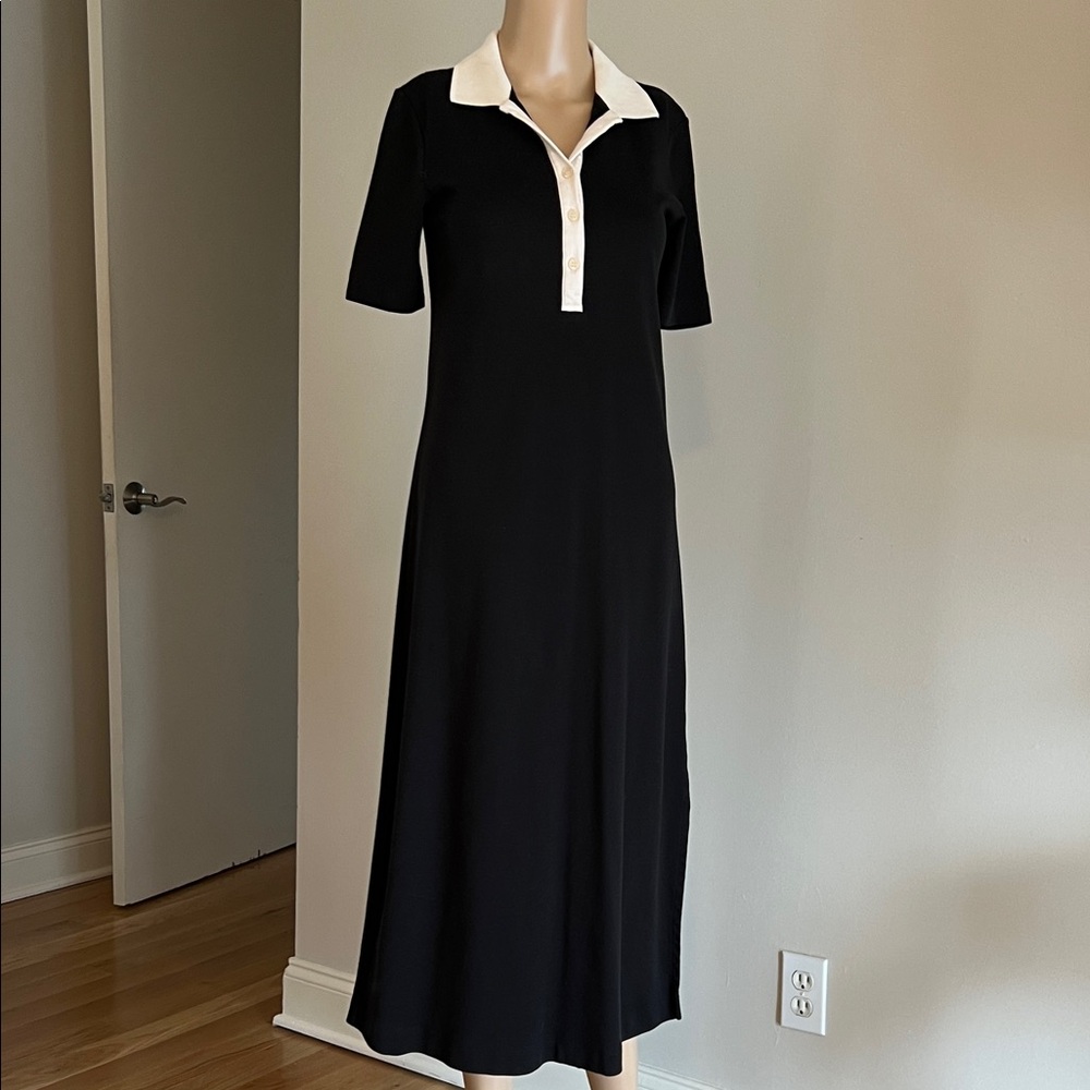 AYR Black and White Midi Dress